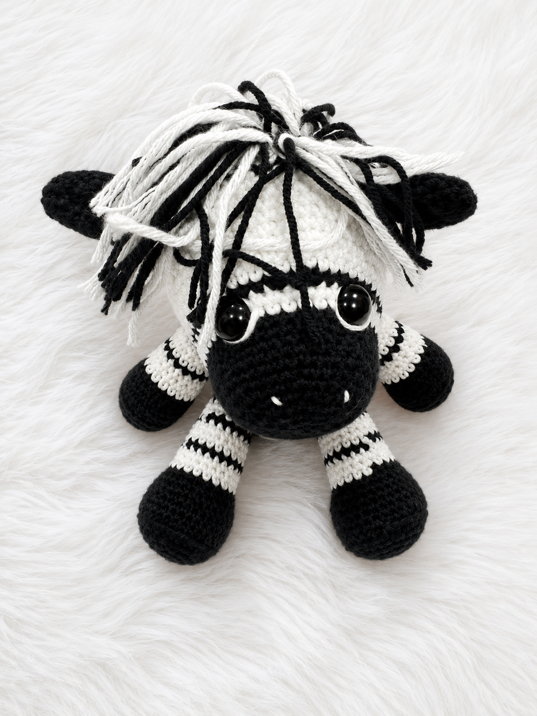 Zippy Crochet Zebra