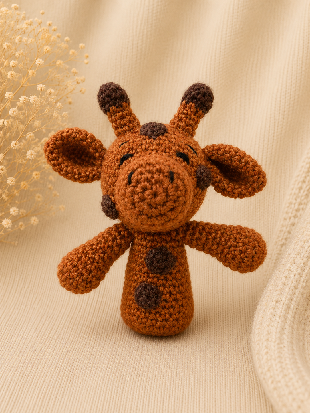Handmade crochet animal finger puppet set of 5 by The Hook Project