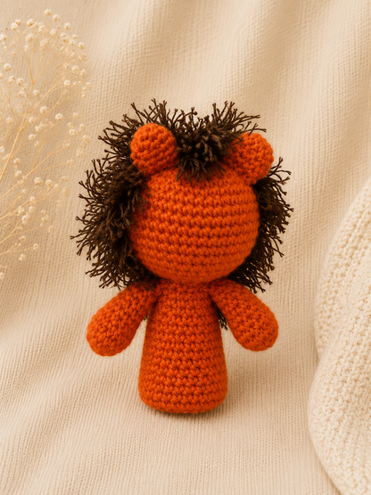 Handmade crochet animal finger puppet set of 5 by The Hook Project