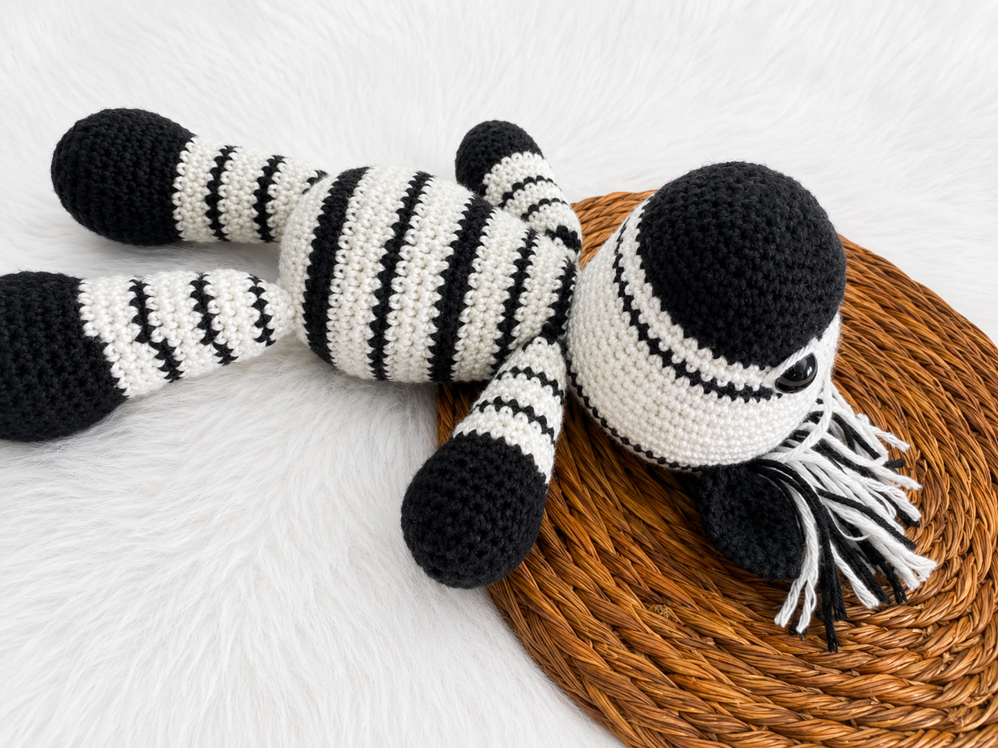 Zippy Crochet Zebra