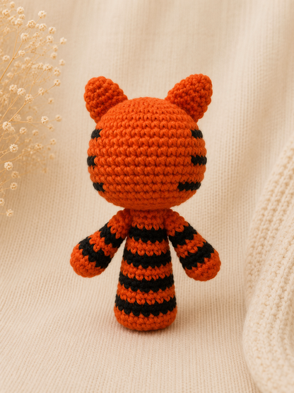 Handmade crochet animal finger puppet set of 5 by The Hook Project