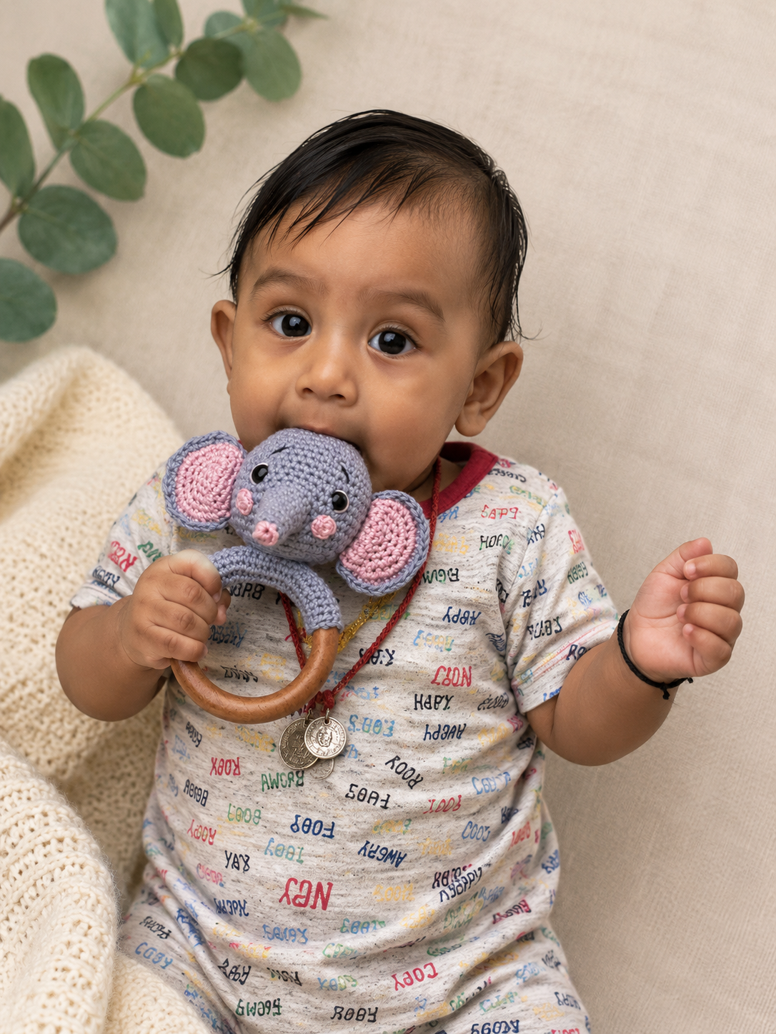 Ellie the Crochet Elephant Teether
