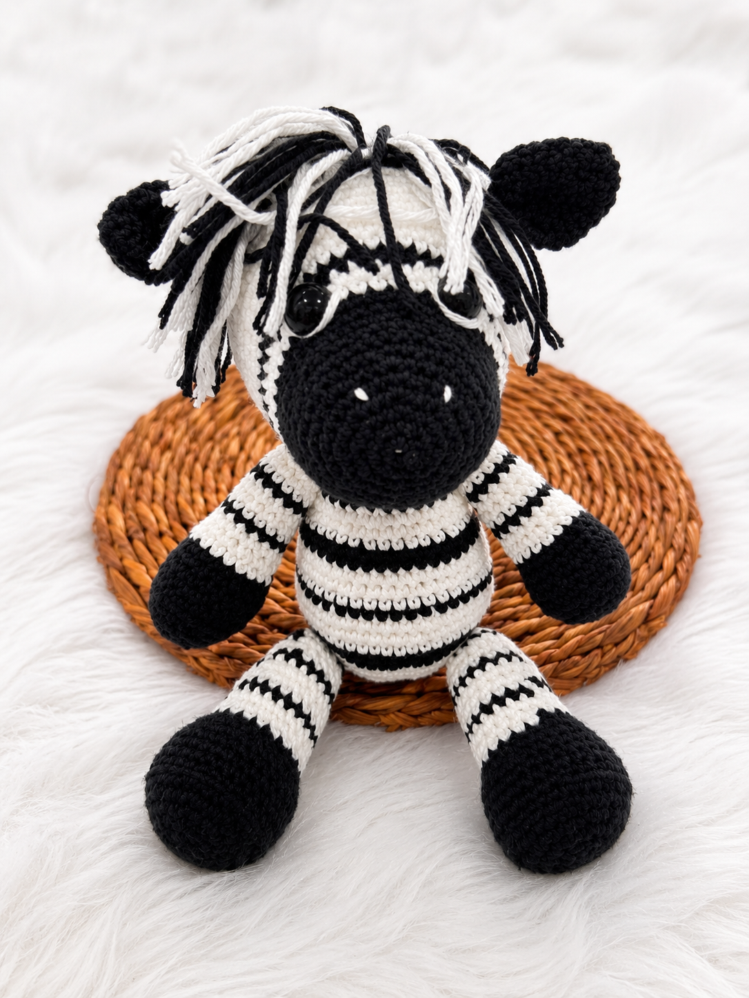 Zippy Crochet Zebra