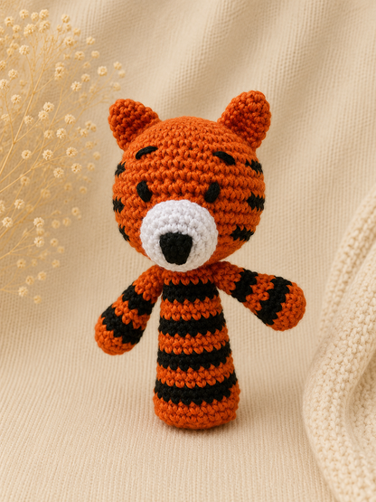 Handmade crochet animal finger puppet set of 5 by The Hook Project