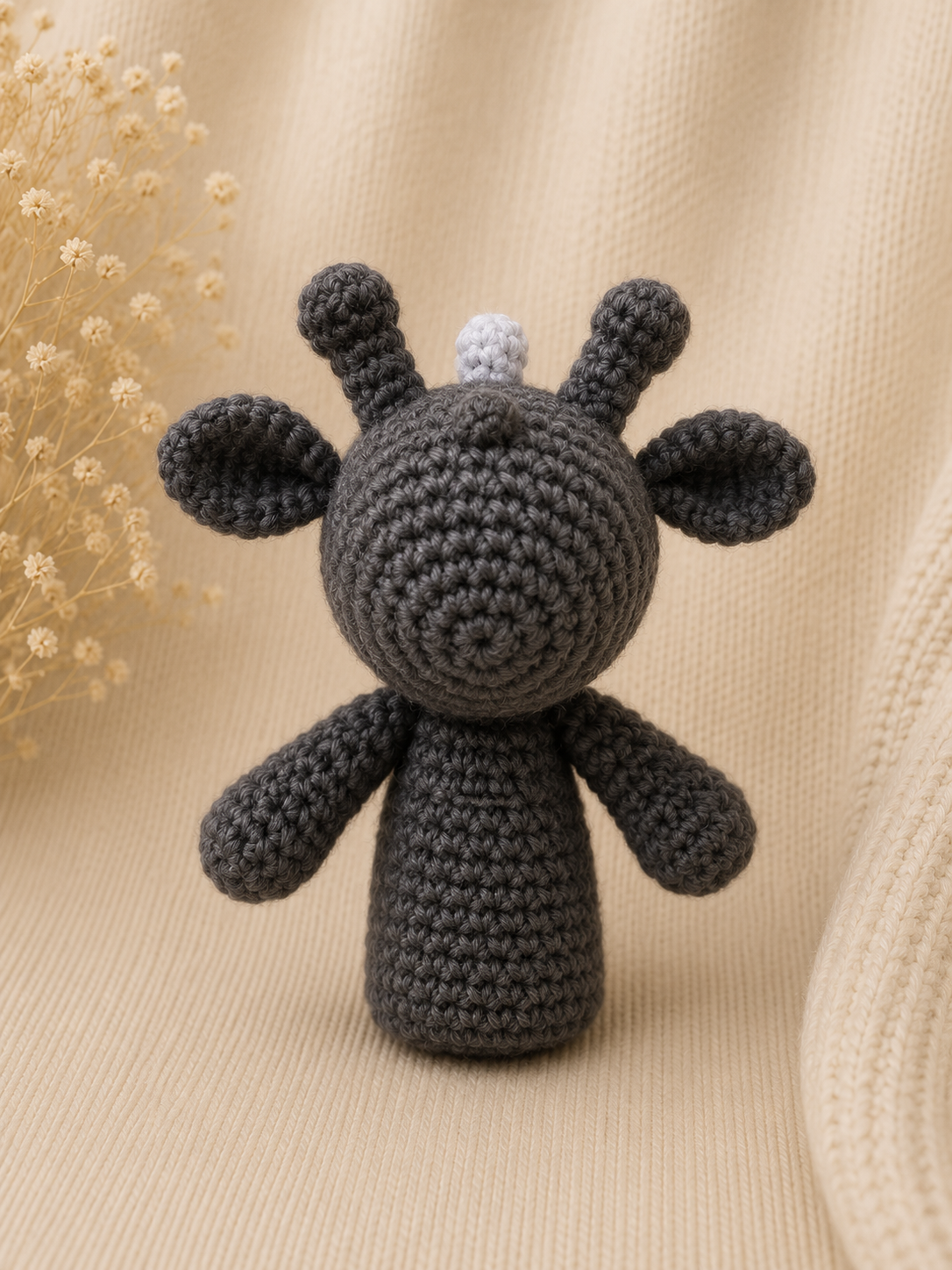 Handmade crochet animal finger puppet set of 5 by The Hook Project